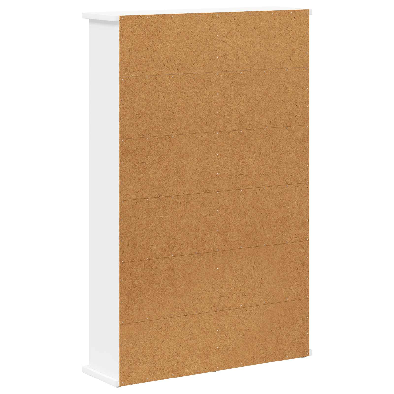 CD Kast Wit 60 x 17 x 92 cm Bewerkt hout