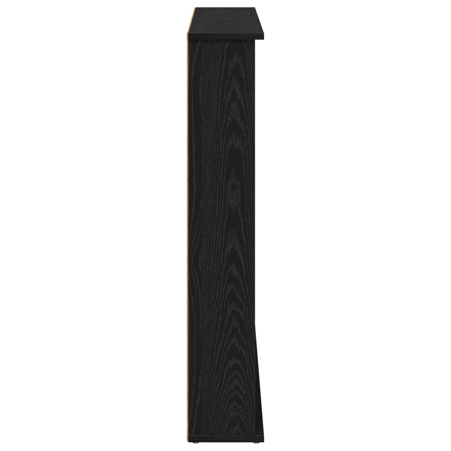 CD Kast 2 st Zwart eiken 60 x 17 x 92 cm Bewerkt hout