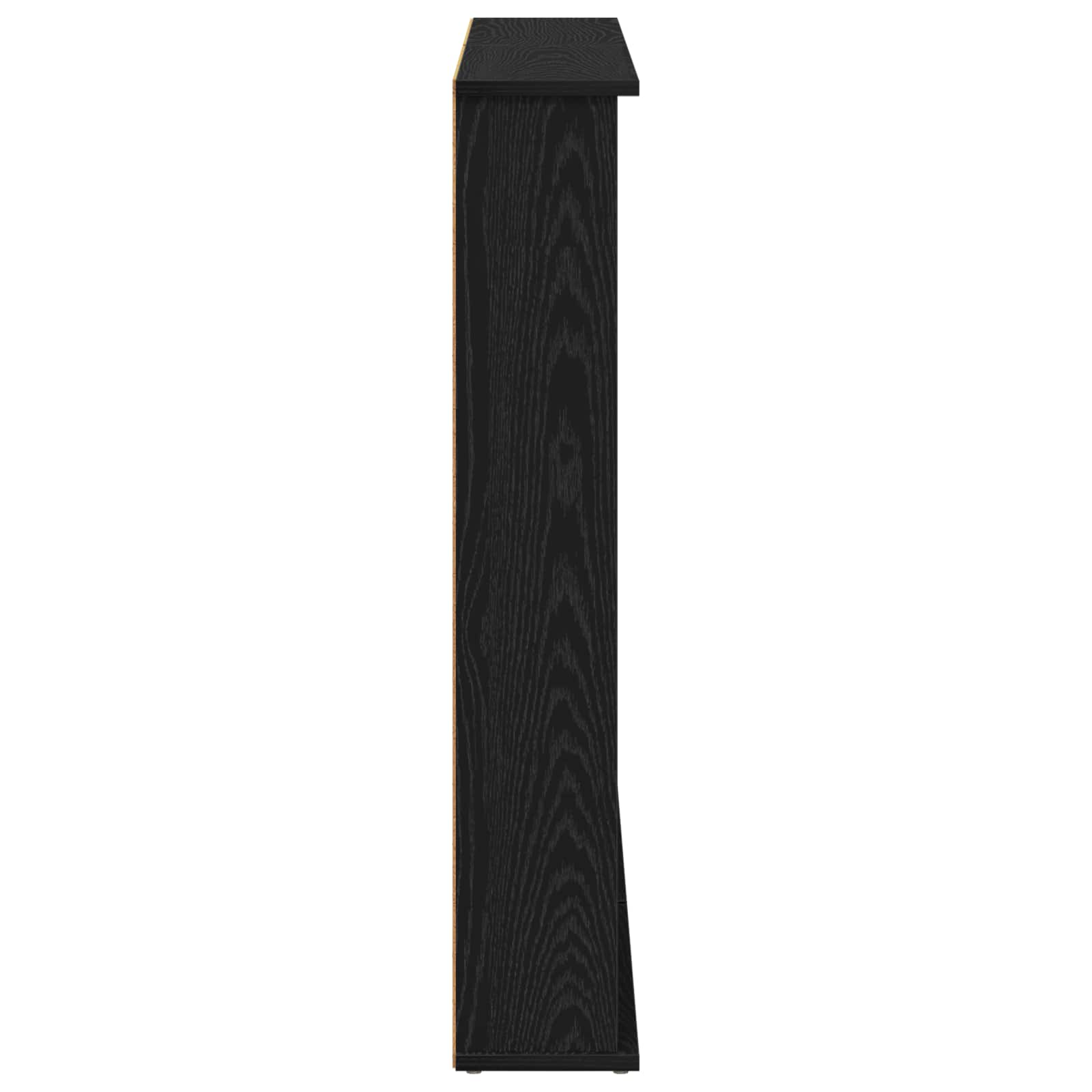 CD Kast 2 st Zwart eiken 60 x 17 x 92 cm Bewerkt hout
