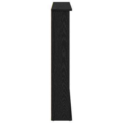 CD Kast 2 st Zwart eiken 60 x 17 x 92 cm Bewerkt hout
