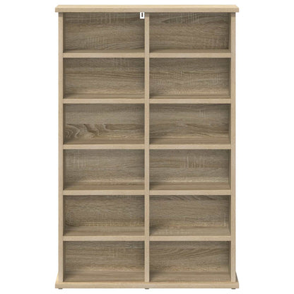CD Kast Sonoma Eiken 60 x 17 x 92 cm Bewerkt hout