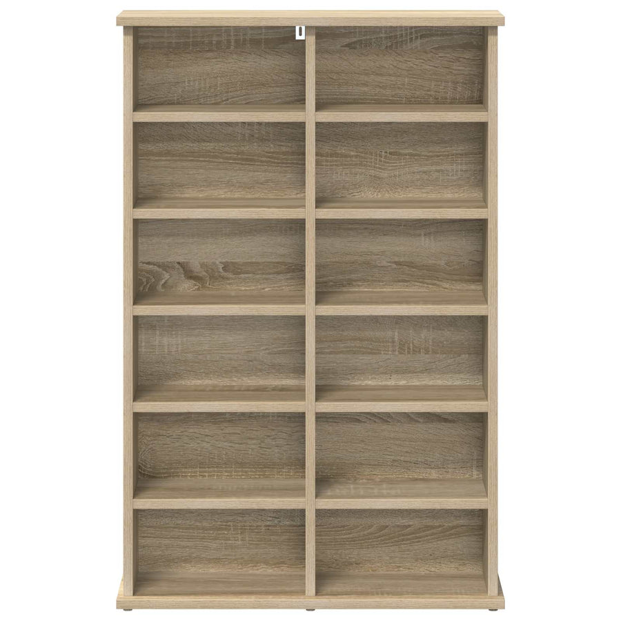 CD Kast Sonoma Eiken 60 x 17 x 92 cm Bewerkt hout