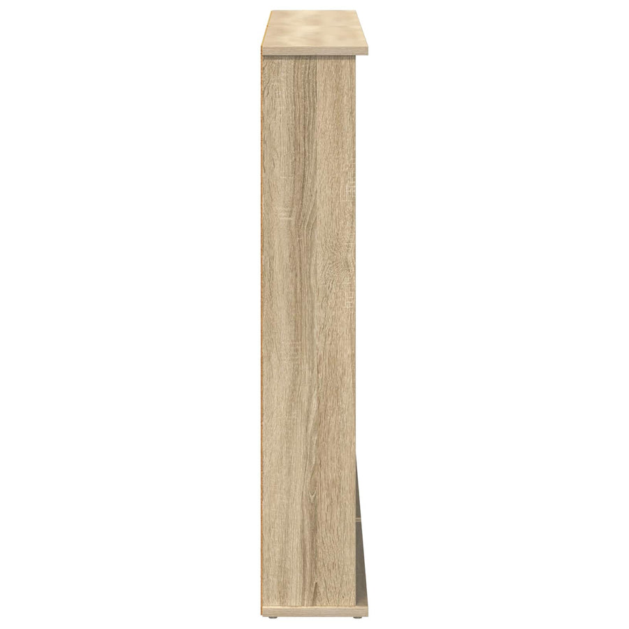 CD Kast 2 st Sonoma Eiken 60 x 17 x 92 cm Bewerkt hout
