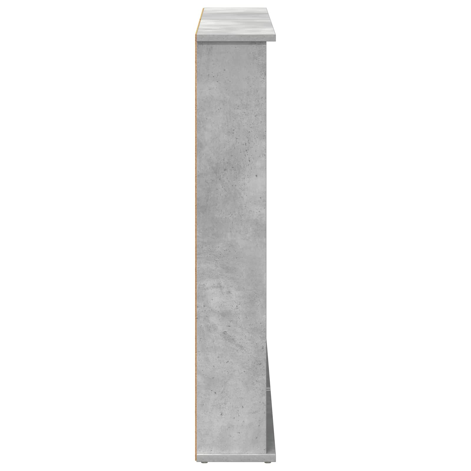 CD Kast 2 st Betongrijs 60 x 17 x 92 cm Bewerkt hout