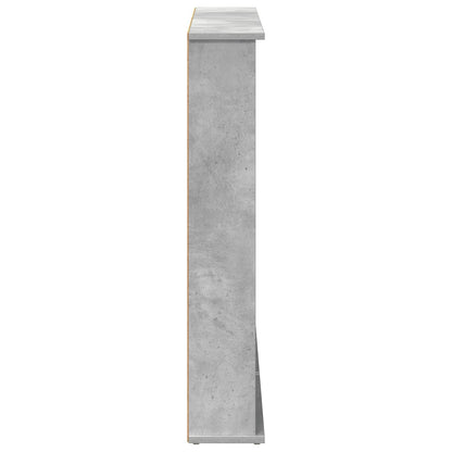 CD Kast 2 st Betongrijs 60 x 17 x 92 cm Bewerkt hout