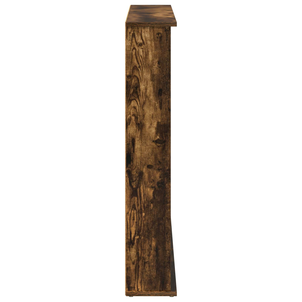 CD Kast 2 st Gerookt eiken 60 x 17 x 92 cm Bewerkt hout