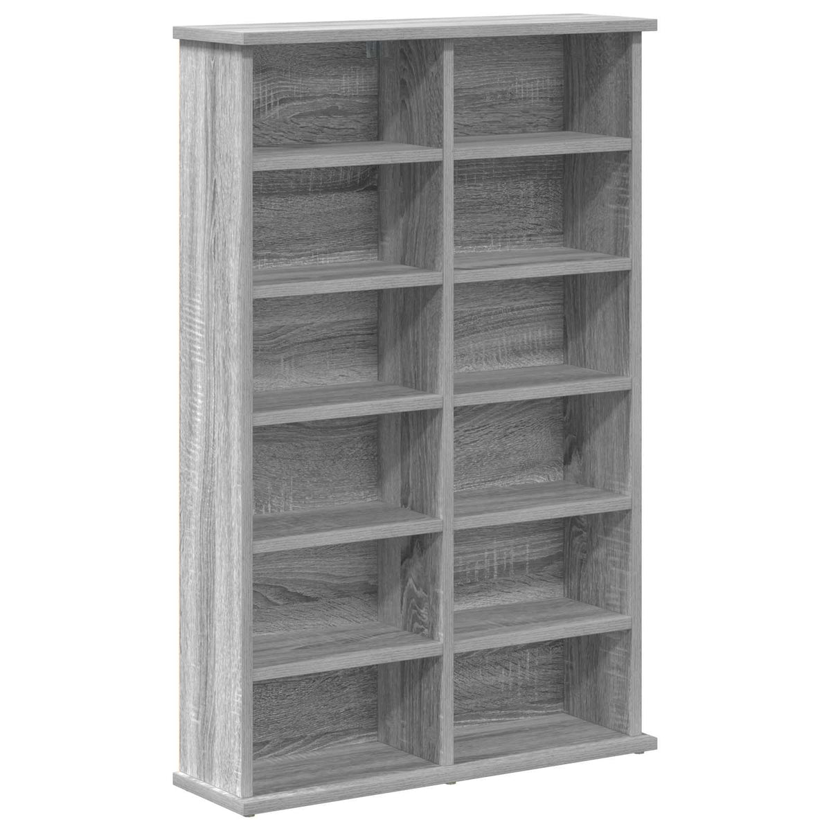 CD Kast Grijs Sonoma 60 x 17 x 92 cm Bewerkt hout