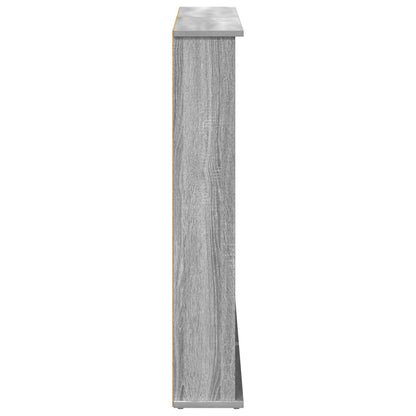 CD Kast 2 st Grijs Sonoma 60 x 17 x 92 cm Bewerkt hout