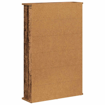 CD Kast Oud hout 60 x 17 x 92 cm Bewerkt hout
