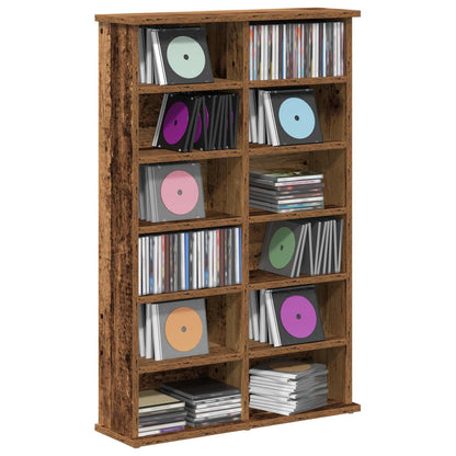 CD Kast Oud hout 60 x 17 x 92 cm Bewerkt hout