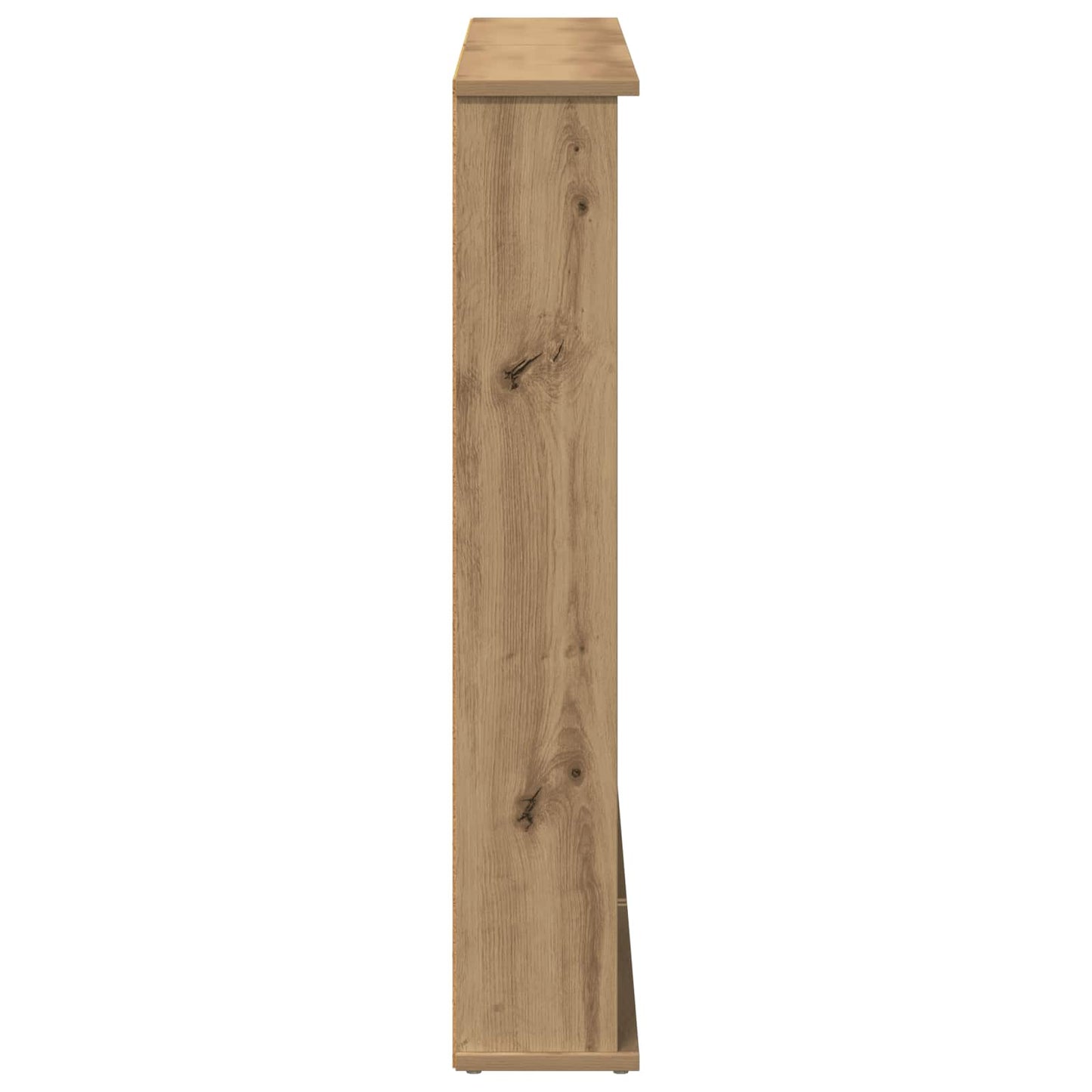 CD Kast 2 st Artisanaal eiken 60 x 17 x 92 cm Bewerkt hout