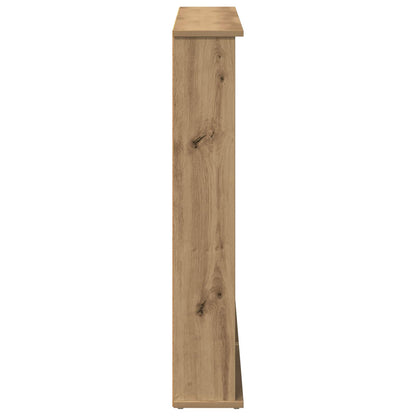 CD Kast 2 st Artisanaal eiken 60 x 17 x 92 cm Bewerkt hout