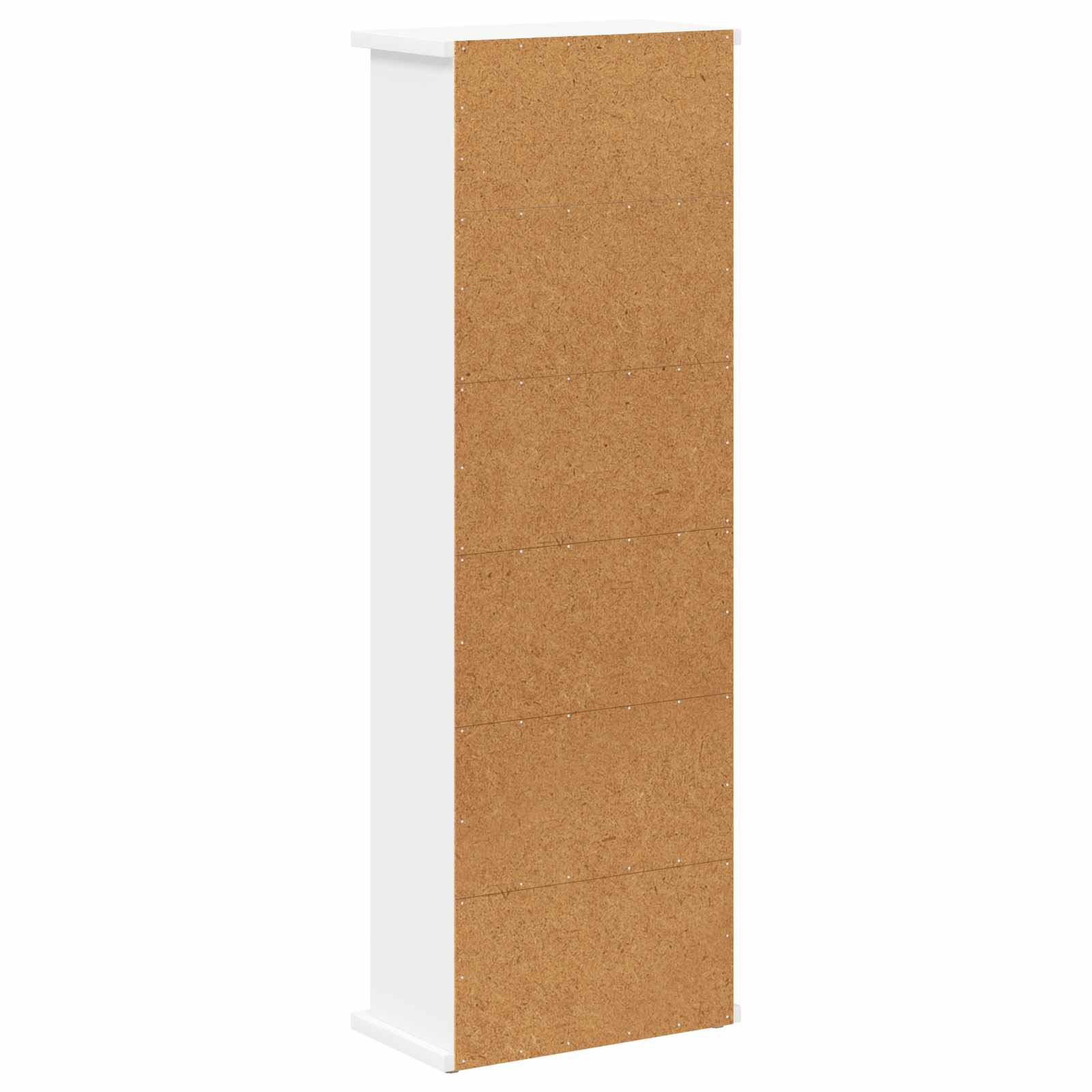 CD Kast Wit 60 x 17 x 92 cm Bewerkt hout