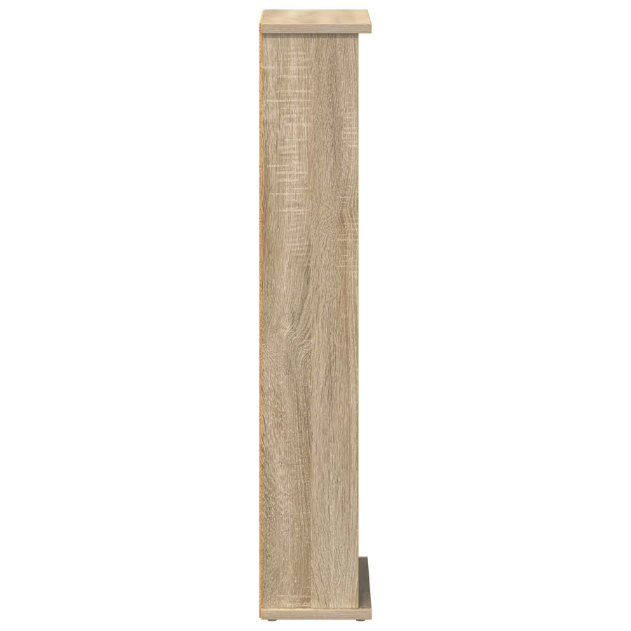 CD Kast Sonoma Eiken 60 x 17 x 92 cm Bewerkt hout