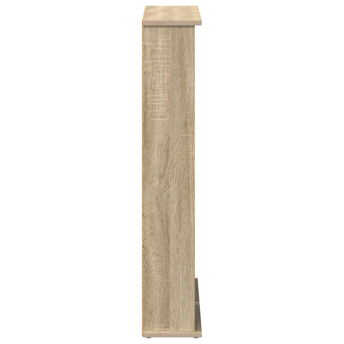 CD Kast 2 st Sonoma Eiken 60 x 17 x 92 cm Bewerkt hout