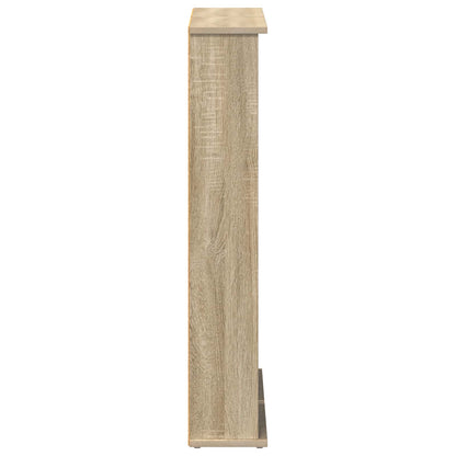 CD Kast 2 st Sonoma Eiken 60 x 17 x 92 cm Bewerkt hout