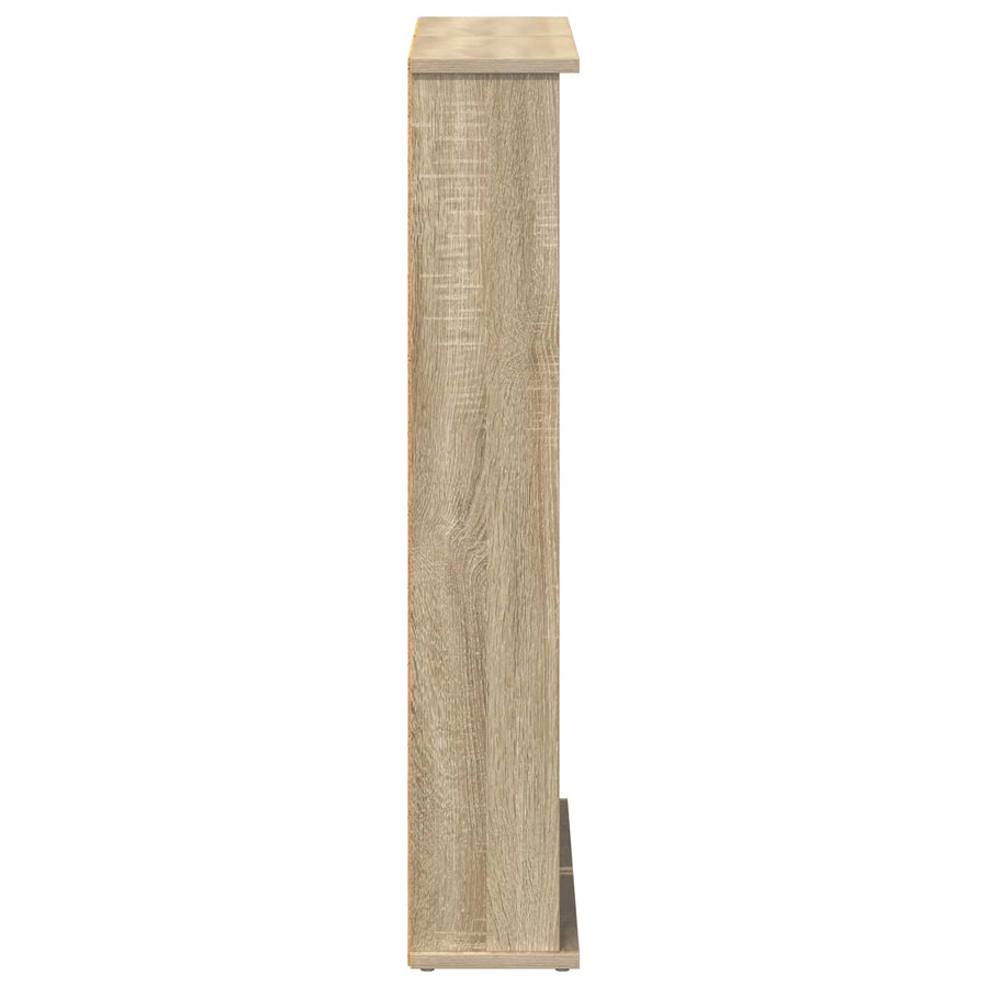 CD Kast 2 st Sonoma Eiken 60 x 17 x 92 cm Bewerkt hout