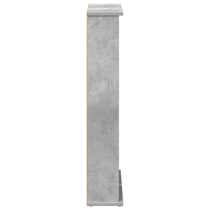 CD Kast 2 st Betongrijs 60 x 17 x 92 cm Bewerkt hout