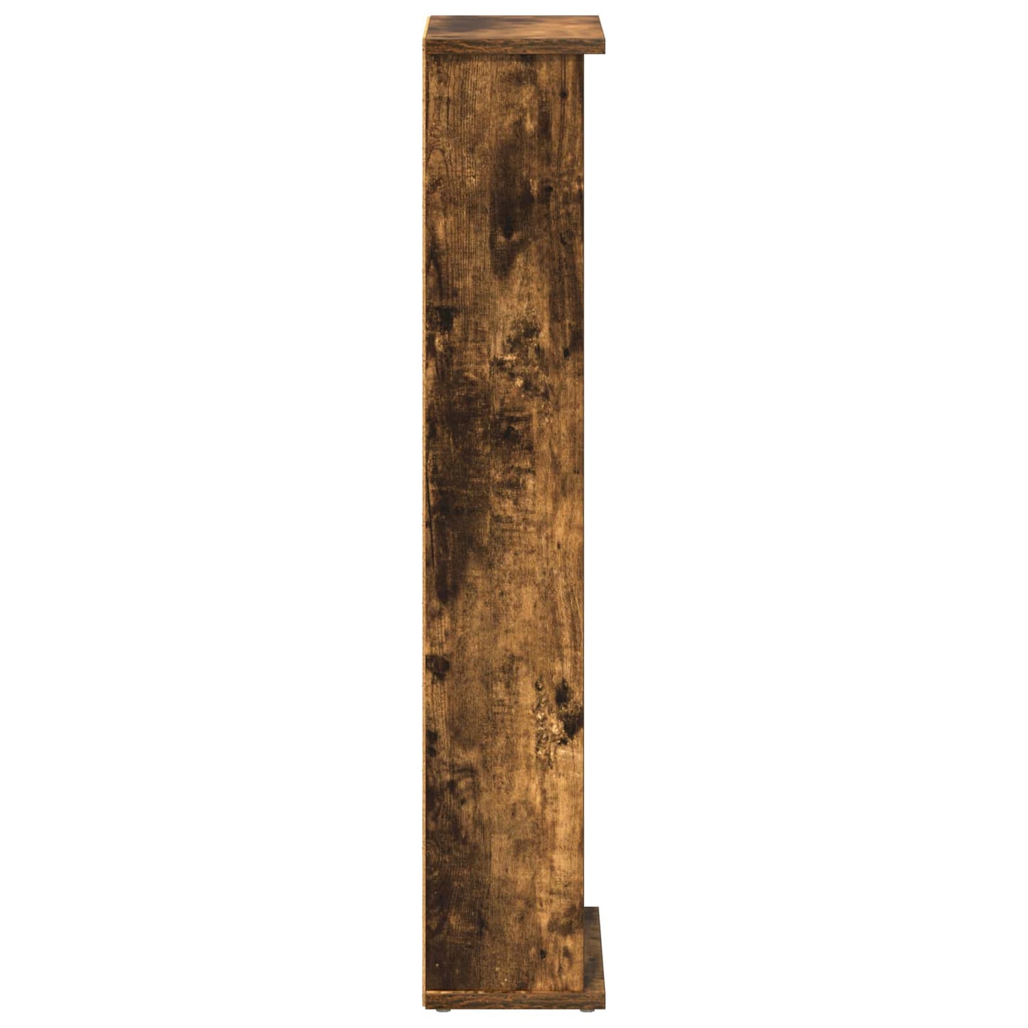 CD Kast Gerookt eiken 60 x 17 x 92 cm Bewerkt hout