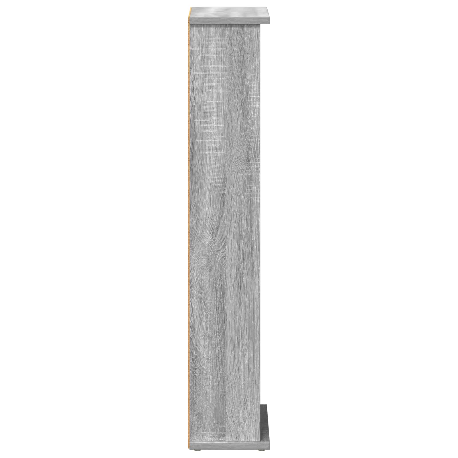 CD Kast Grijs Sonoma 60 x 17 x 92 cm Bewerkt hout