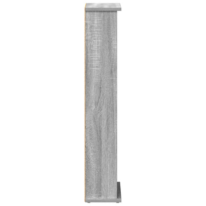 CD Kast Grijs Sonoma 60 x 17 x 92 cm Bewerkt hout