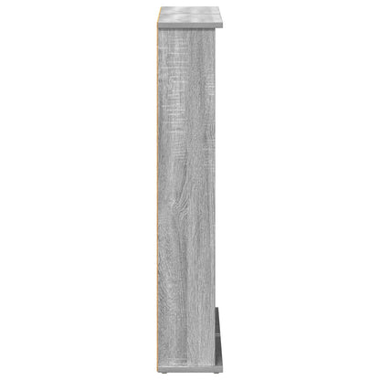 CD Kast 2 st Grijs Sonoma 60 x 17 x 92 cm Bewerkt hout