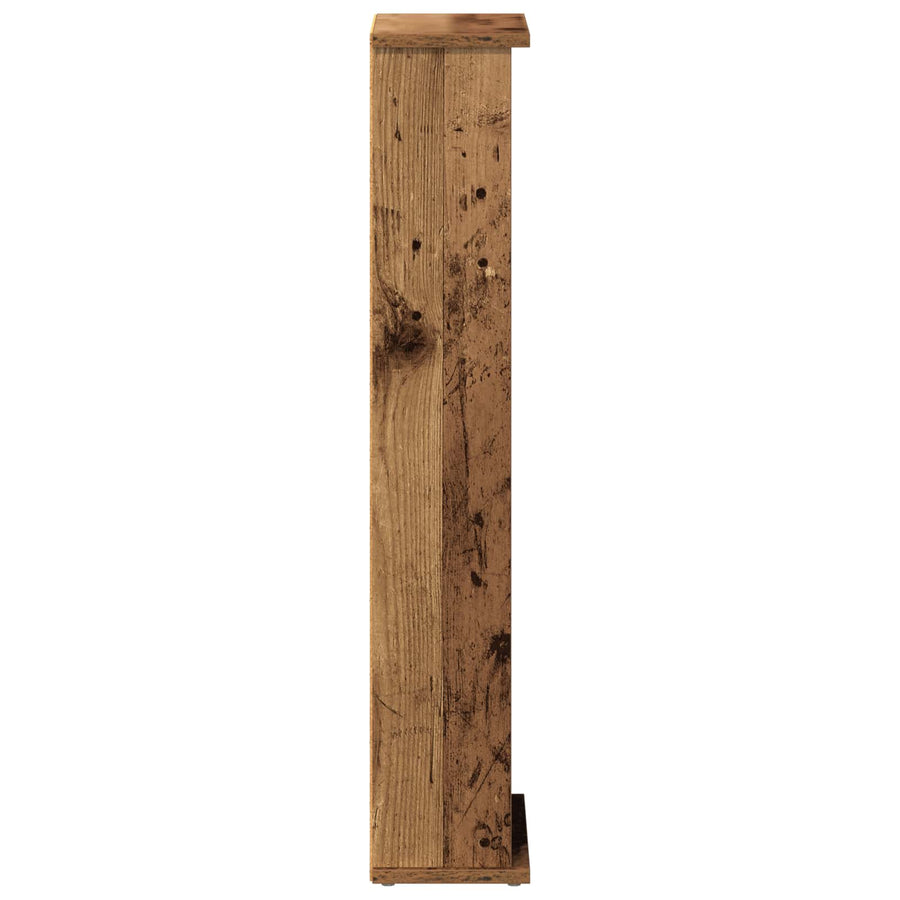 CD Kast Oud hout 60 x 17 x 92 cm Bewerkt hout