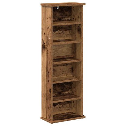 CD Kast 2 st Oud hout 60 x 17 x 92 cm Bewerkt hout