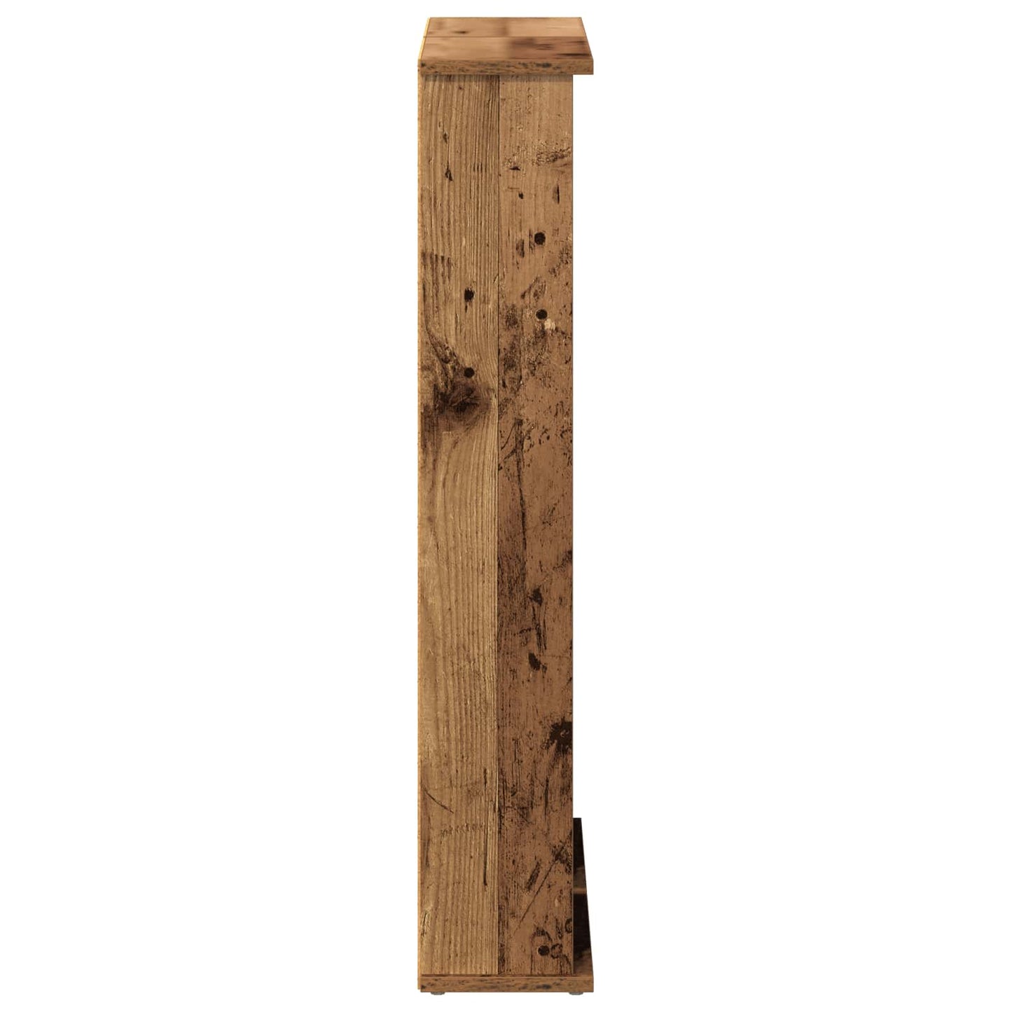 CD Kast 2 st Oud hout 60 x 17 x 92 cm Bewerkt hout