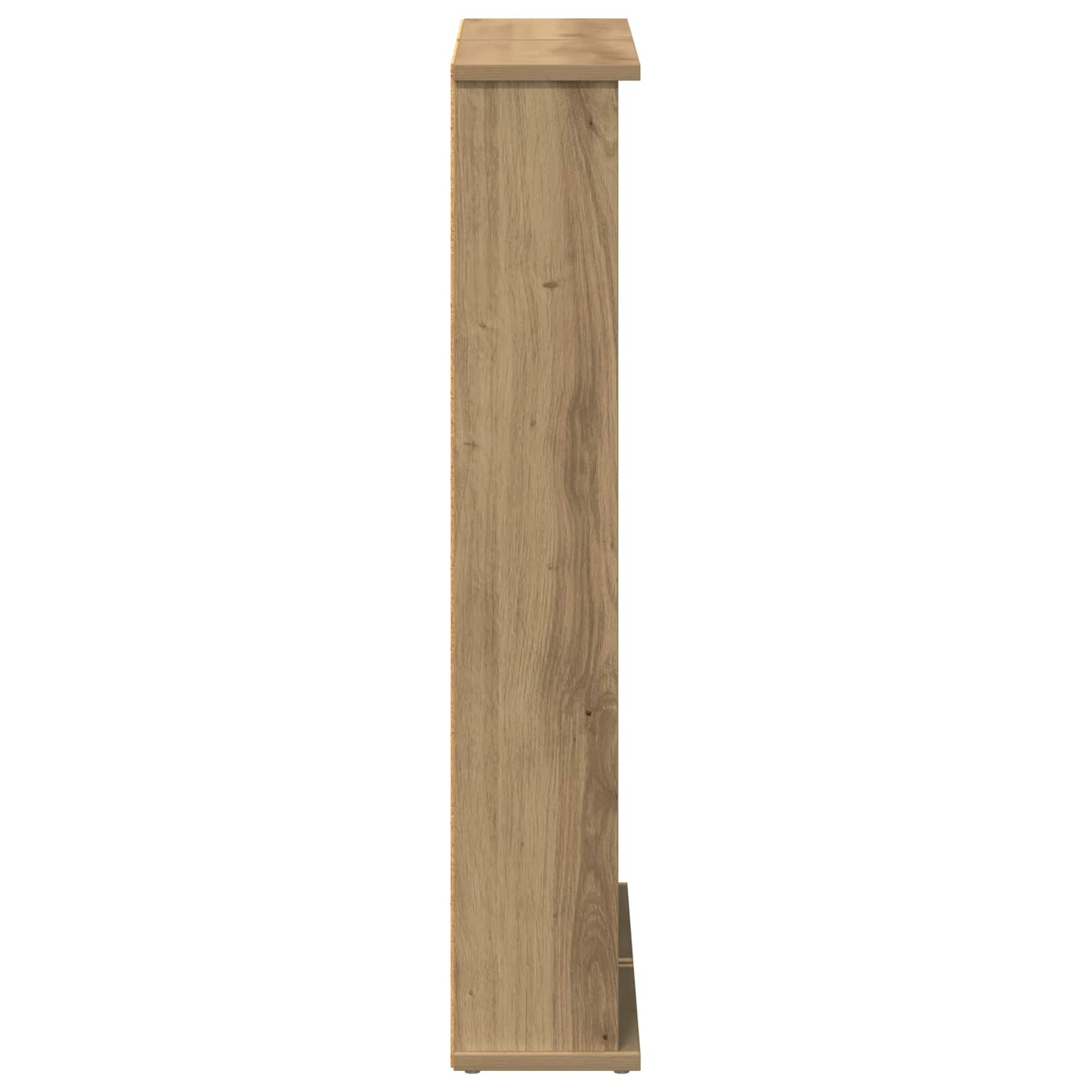 CD Kast 2 st Artisanaal eiken 60 x 17 x 92 cm Bewerkt hout