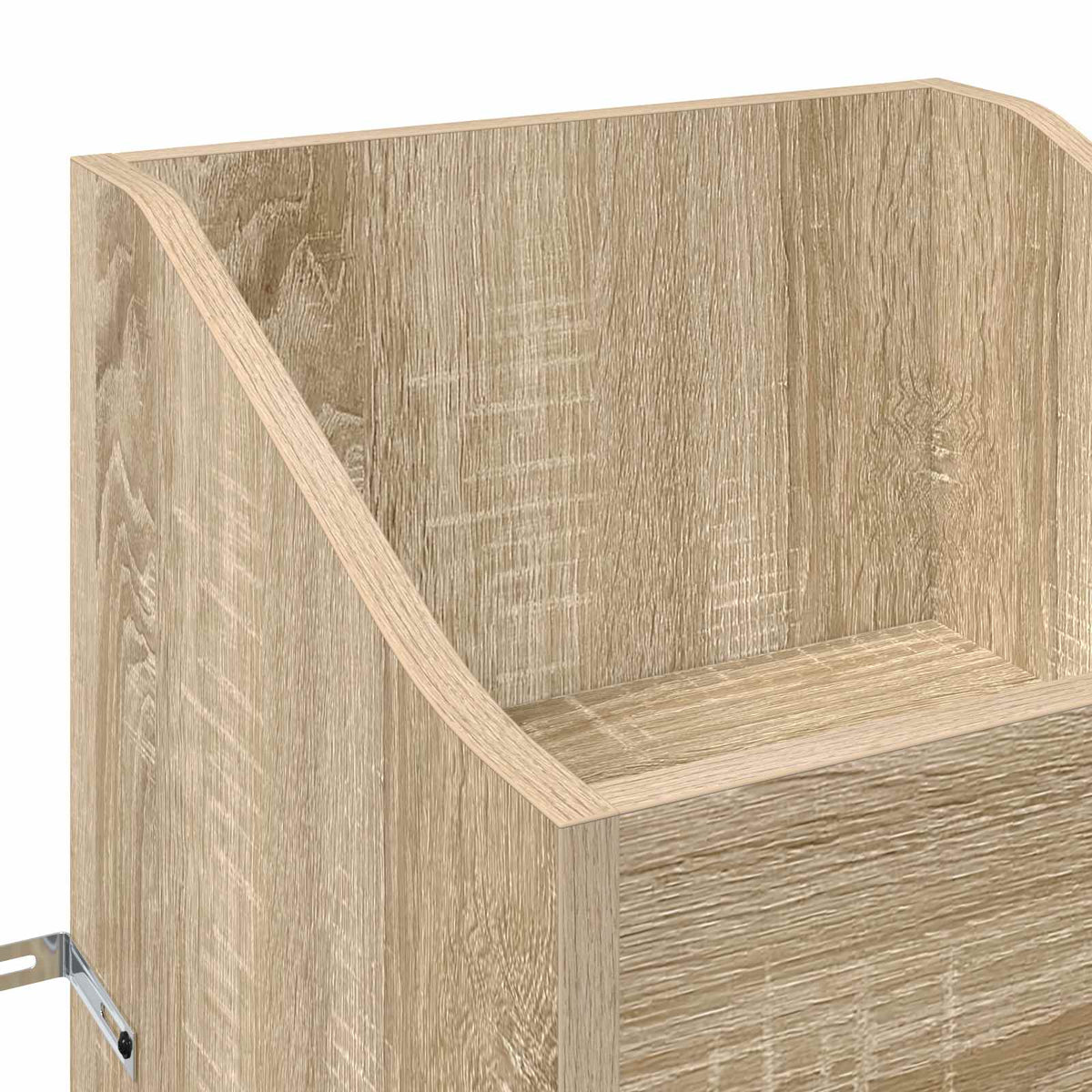 Platenkast Sonoma Eiken 36 x 36 x 95,5 cm Bewerkt hout