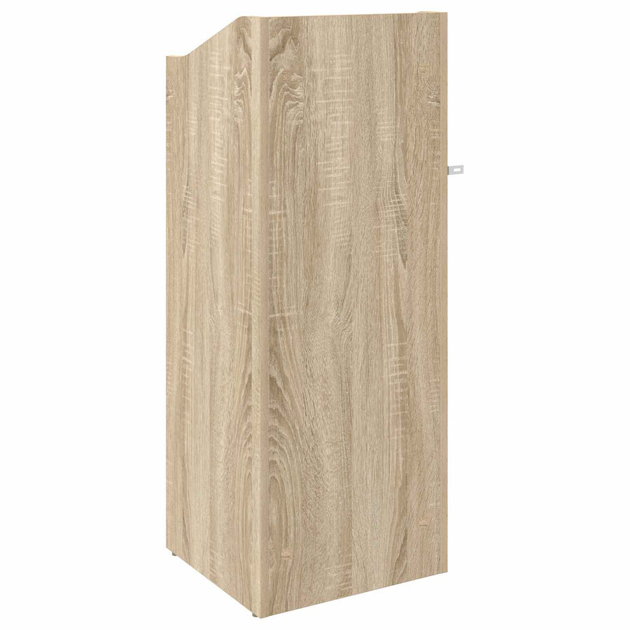 Platenkast Sonoma Eiken 36 x 36 x 95,5 cm Bewerkt hout