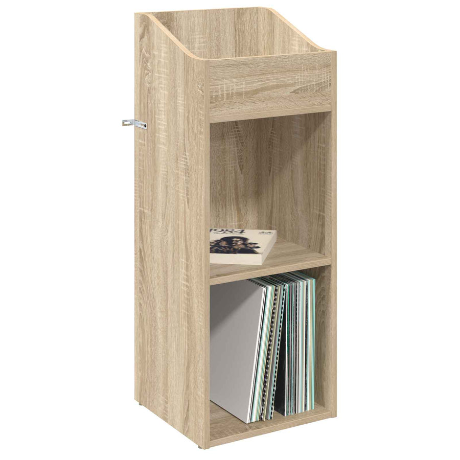 Platenkast Sonoma Eiken 36 x 36 x 95,5 cm Bewerkt hout