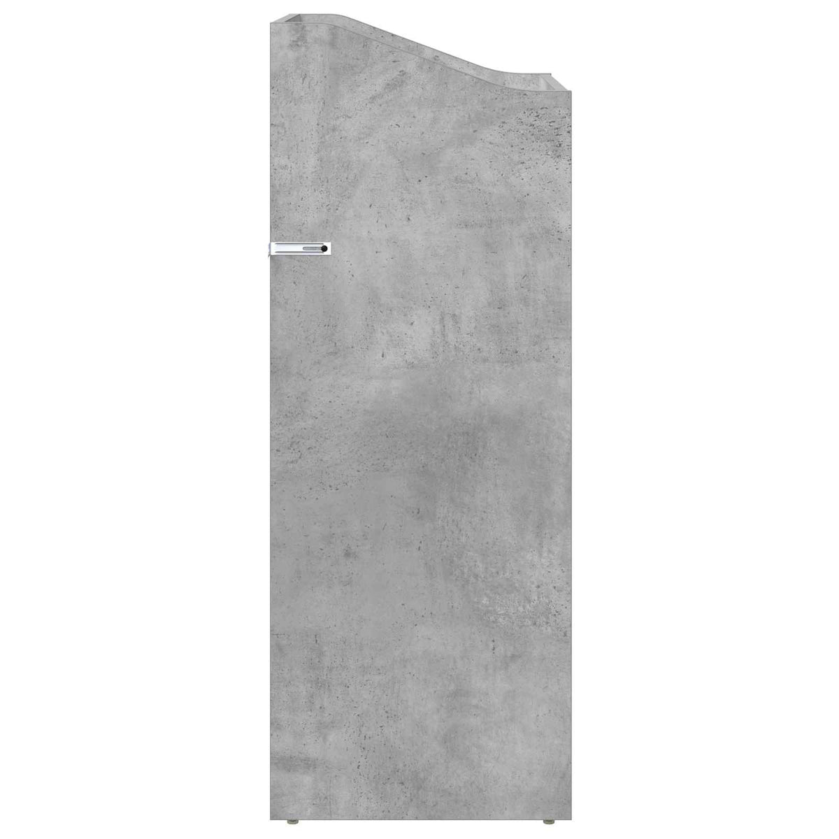 Platenkast Betongrijs 36 x 36 x 95,5 cm Bewerkt hout