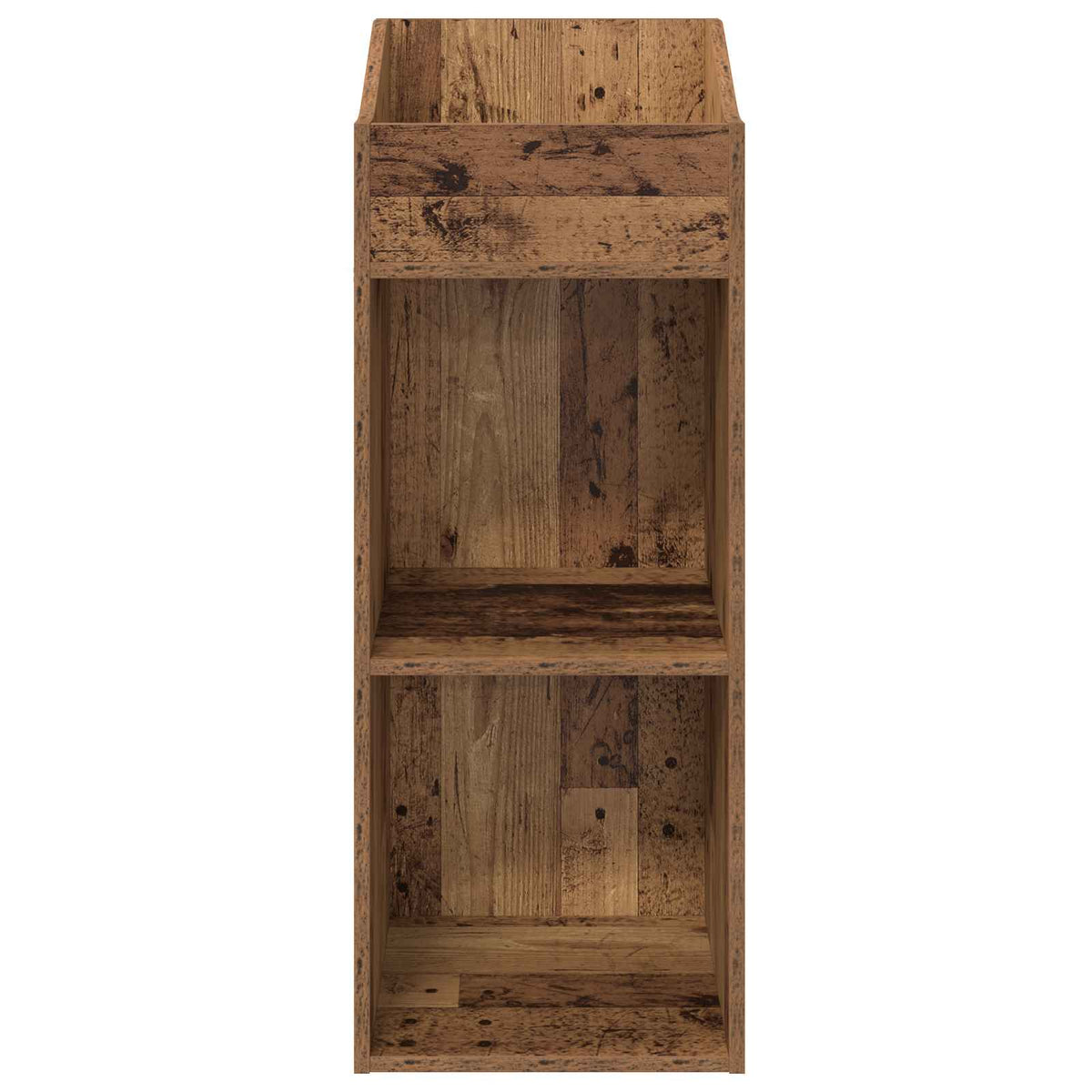 Platenkast Oud hout 36 x 36 x 95,5 cm Bewerkt hout