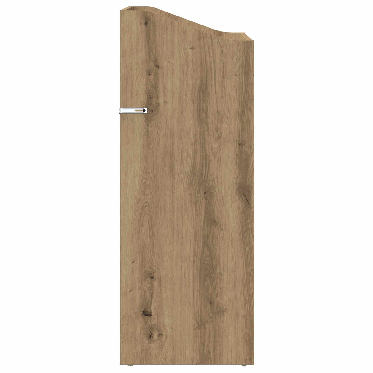 Platenkast Artisanaal eiken 36 x 36 x 95,5 cm Bewerkt hout