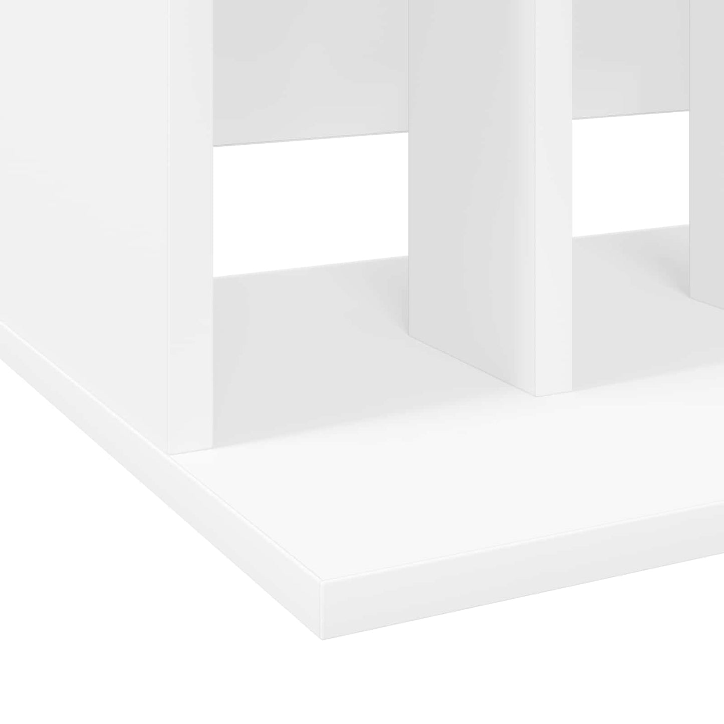 Vinyl Platenspeler Opslag Wit 42 x 33 x 36 cm Bewerkt hout