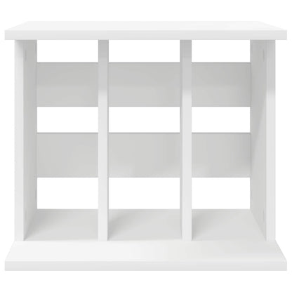 Vinyl Platenspeler Opslag Wit 42 x 33 x 36 cm Bewerkt hout