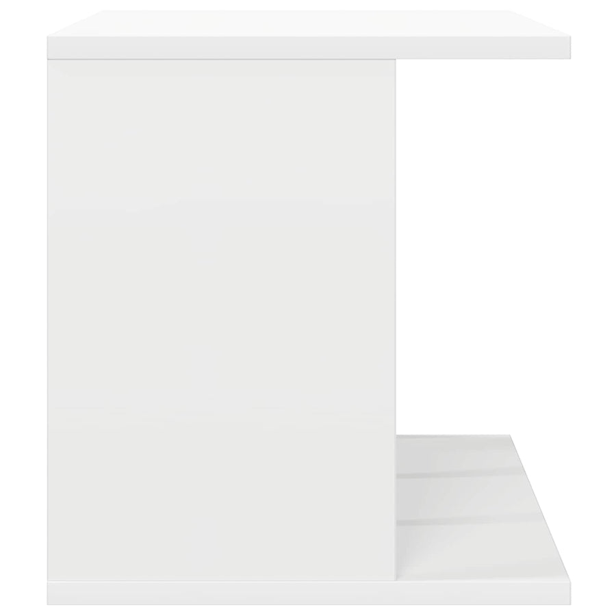 Vinyl Platenspeler Opslag Wit 42 x 33 x 36 cm Bewerkt hout