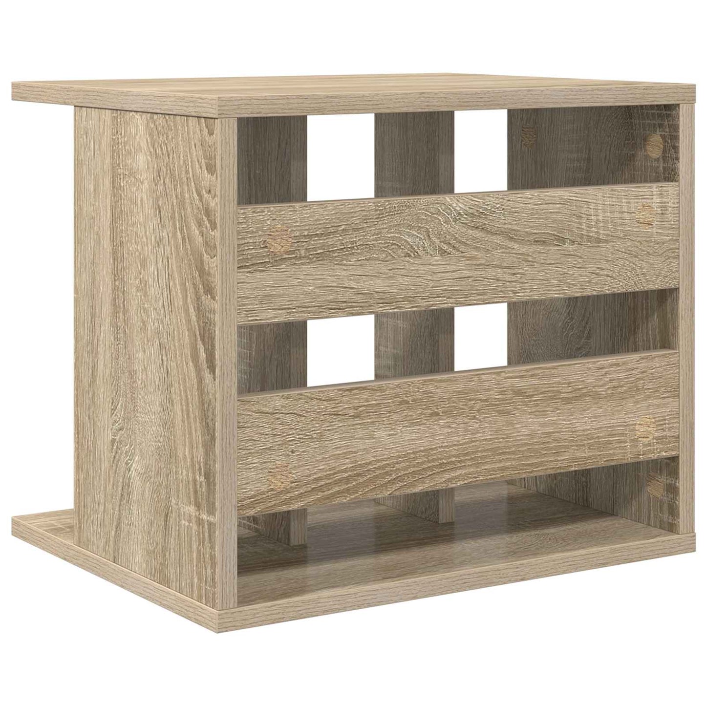 Vinyl Platenspeler Opslag Sonoma Eiken 42 x 33 x 36 cm