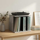 Vinyl opbergunit 42x33x36 cm betongrijs bewerkt hout