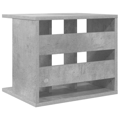 Vinyl Platenspeler Opslag Betongrijs 42 x 33 x 36 cm