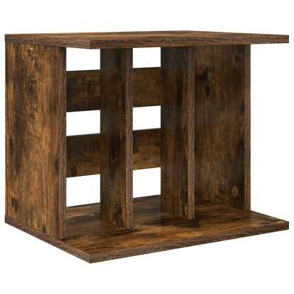 Vinyl Platenspeler Opslag Gerookt eiken 42 x 33 x 36 cm