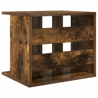 Vinyl Platenspeler Opslag Gerookt eiken 42 x 33 x 36 cm
