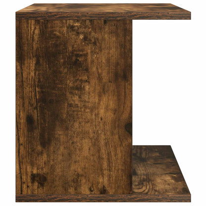 Vinyl Platenspeler Opslag Gerookt eiken 42 x 33 x 36 cm