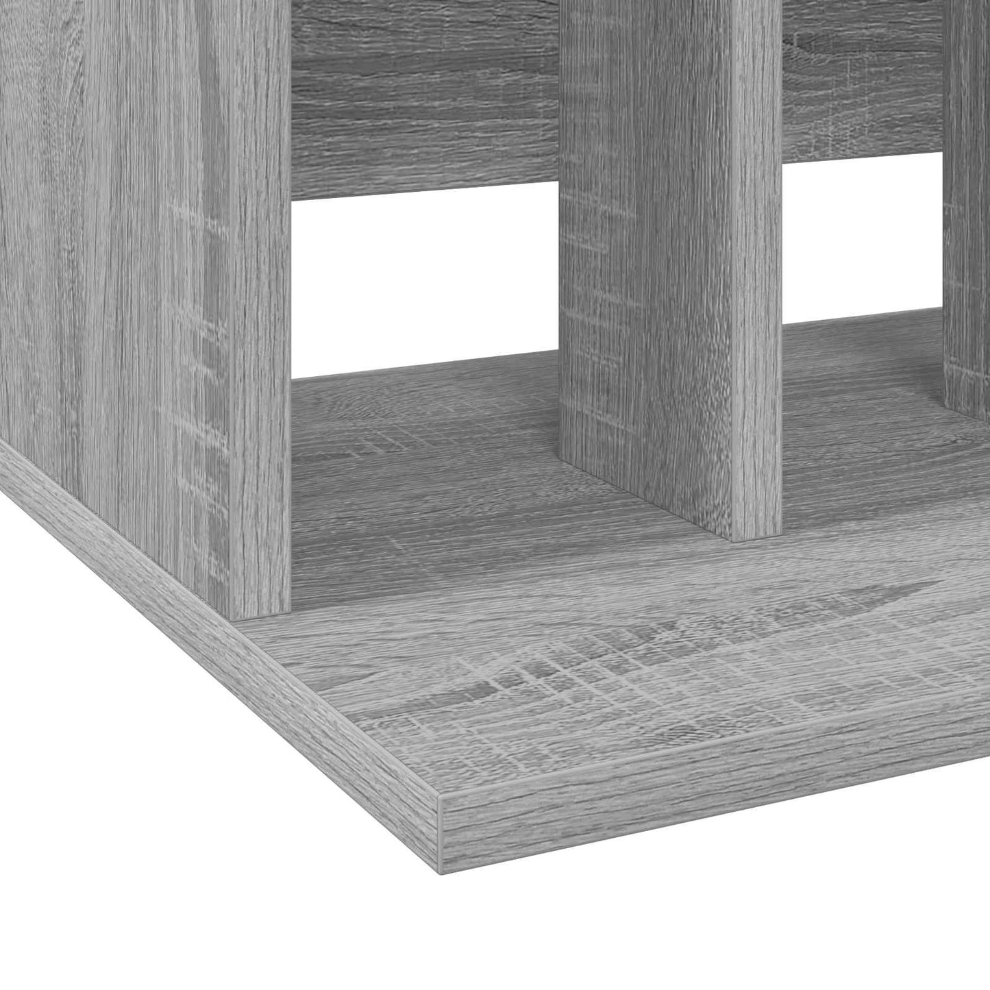 Vinyl Platenspeler Opslag Grijs Sonoma 42 x 33 x 36 cm