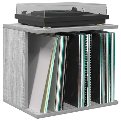 Vinyl Platenspeler Opslag Grijs Sonoma 42 x 33 x 36 cm