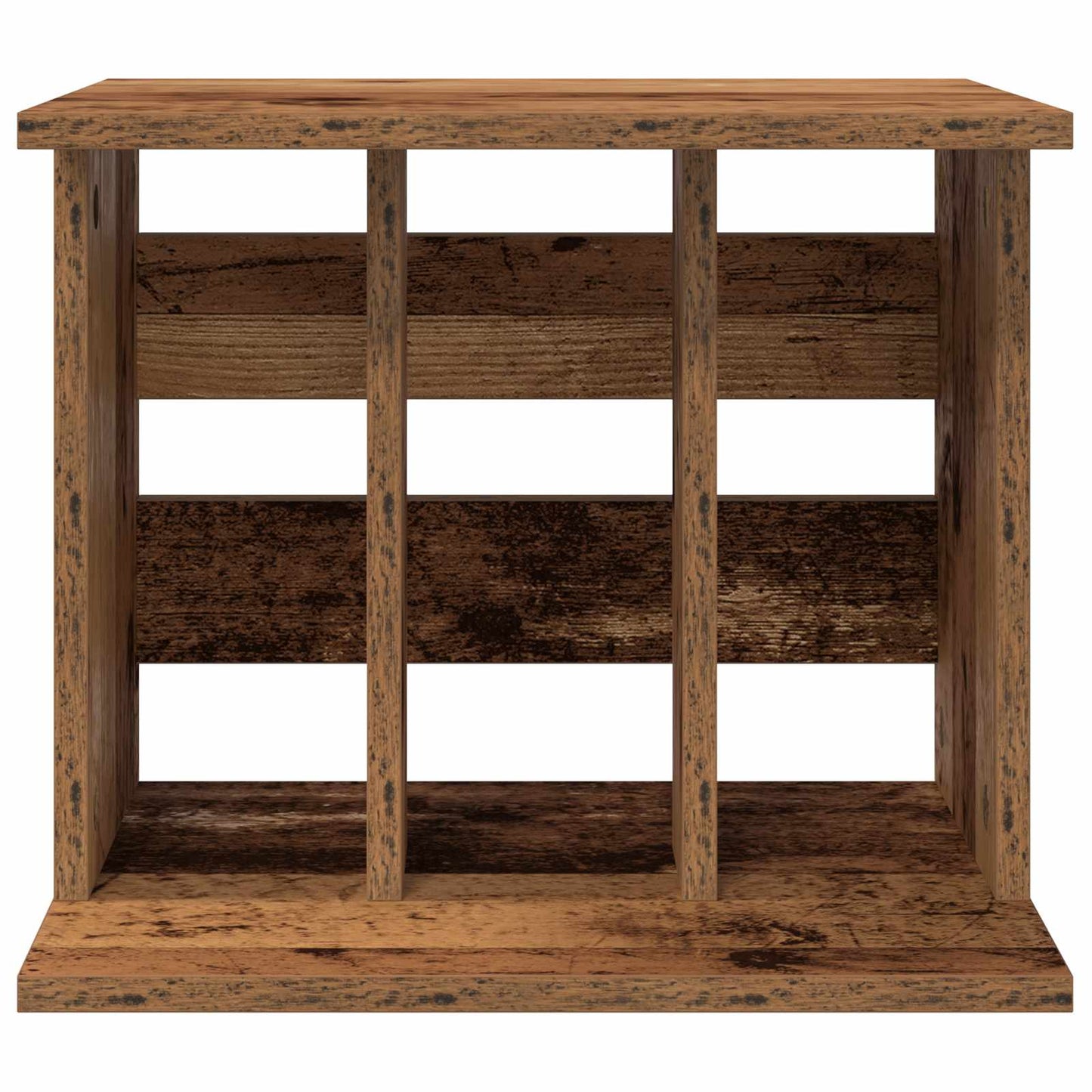 Vinyl Platenspeler Opslag Oud hout 42 x 33 x 36 cm Bewerkt hout
