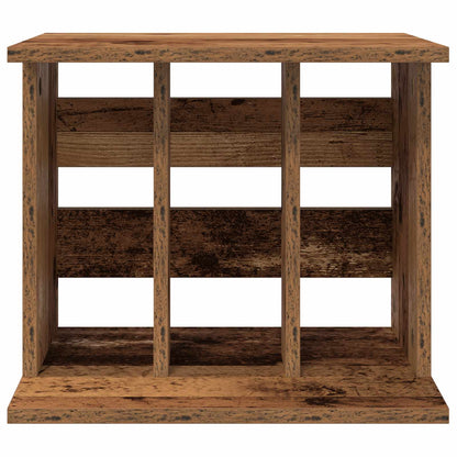 Vinyl Platenspeler Opslag Oud hout 42 x 33 x 36 cm Bewerkt hout