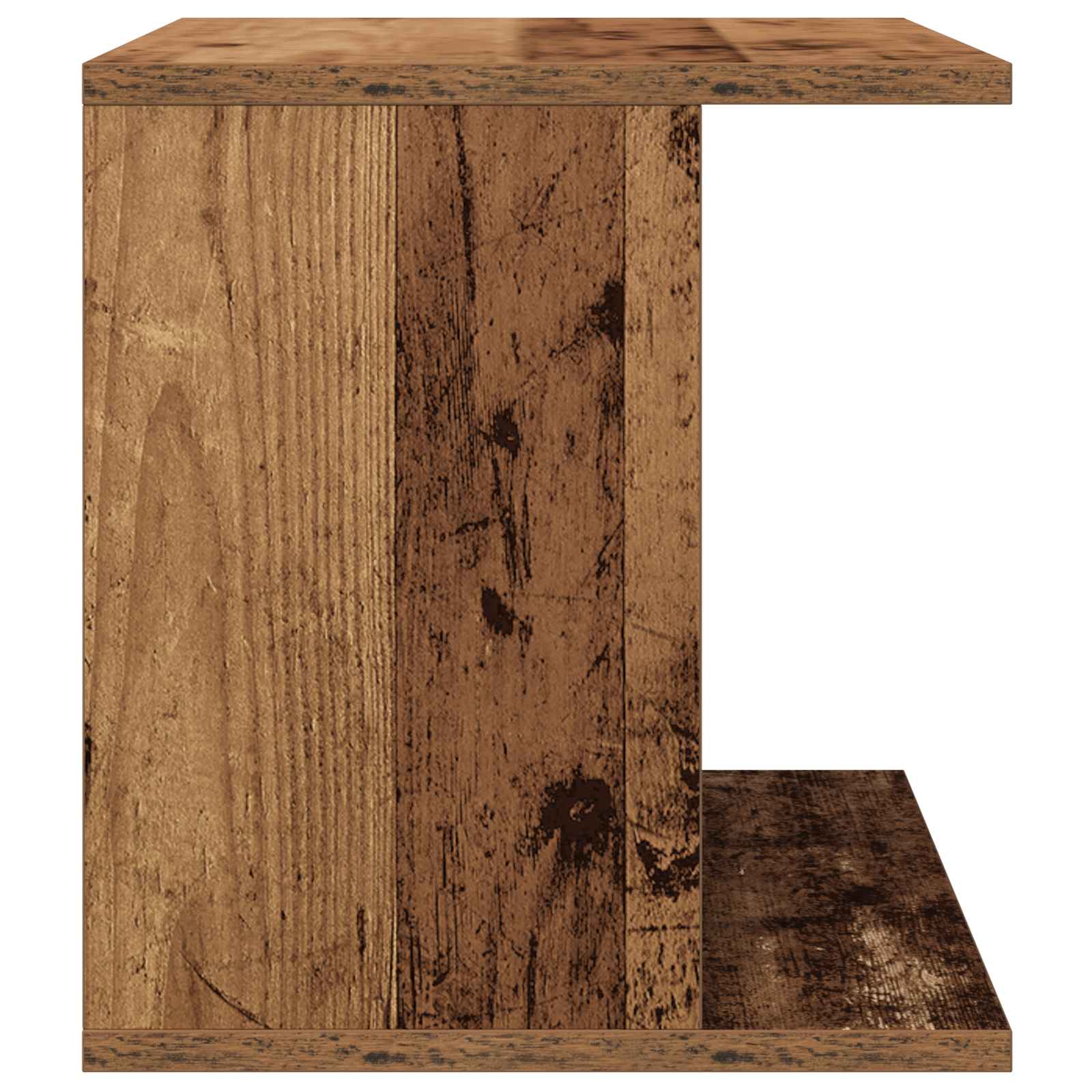 Vinyl Platenspeler Opslag Oud hout 42 x 33 x 36 cm Bewerkt hout